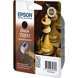 Epson Echequier - Cartouche d'encre T0511  - Noir