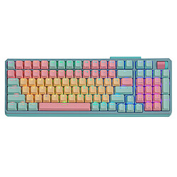 Cooler Master Ltd MK770 - Macaron Clavier gamer - Rétro-éclairage RGB - Switches Kailh Box V2 - AZERTY - Connexion USB / Wi-Fi / Bluetooth - Macaron