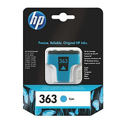 Cartouche imprimante jet d'encre cyan HP 363 - C8771EE HP 363 cartouche d'encre cyan authentique