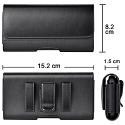 Avis WE Ceinture Étui Universelle pour Galaxy S9 Cuir de Protection Porte-Cartes en Holster Clip Coque,Fermeture Aimantée pour Samsung Galaxy S8 S9, Galaxy J5, iPhone XS - Noir