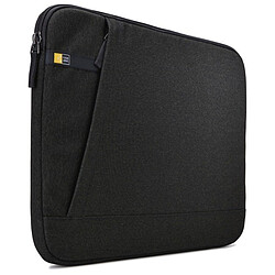 Case Logic HUXS113K - Housse PC HUXTON 13,3'' - Noir Housse ordinateur portable 13,3'' - Compacte en tissu chiné - Extraplat - Poche zippée