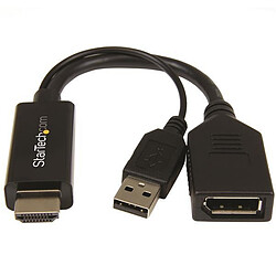 StarTech.com Adaptateur HDMI vers DisplayPort 4K alimente par USB