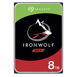 Seagate Technology Ironwolf 8 To - 3.5'' SATA III 6 Go/s - Cache 256 Mo