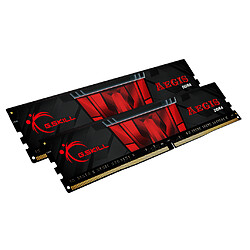 Acheter G.Skill Aegis - 2 x 8 Go - DDR4 3000 MHz - Noir/Rouge