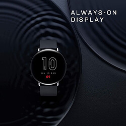 Montre Connectée Amazfit ZEPP-E-Round - Bracelet Fluoroélastomère Onyx Black pas cher