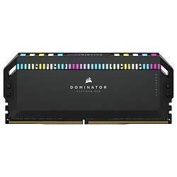 Corsair Dominator Platinum DDR5 RGB 32 Go (2 x 16 Go) 5200 MHz CL40 - Noir pas cher