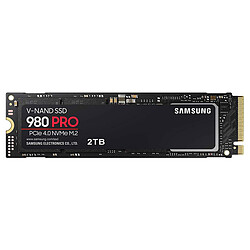 Samsung Disque SSD 980 PRO 2 To SSD interne - MZ-V8P2T0BW - 6400 Mo/s