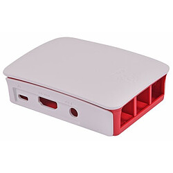 Raspberry Pi 2519567 accessoire pour carte de développent Logement Rouge, Blanc pas cher