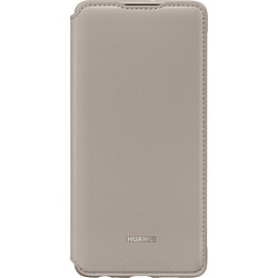 Huawei Etui Folio P30 - Taupe Etui avec rabat taupe pour Huawei P30