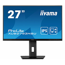 iiyama 27" XUB2793HSU-B5 Ecran PC Non Incurvé - 1920 x 1080 - Dalle IPS - 4 ms - 75 Hz - HDMI x1 DisplayPort x1