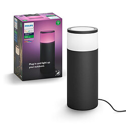 Philips Hue Borne d'éclairage extérieur connectée CALLA - Kit d'extension 8W - White & Color Ambiance White & Color Ambiance CALLA Borne PM - Kit extension 8W - Noir - Nécessite le pont de connexion Philips Hue