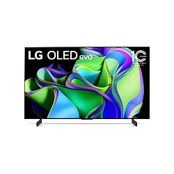 Acheter LG TV OLED 4K 55" 139 cm - OLED55C3 evo C3 - 2023 + Montage TV Mural mouvement intégral - Noir