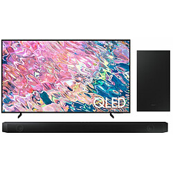 TV Samsung QLED 55" 139cm - QE55Q60B-2022 + Samsung HW-Q600B