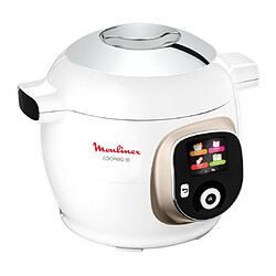 Moulinex Cookeo+ 150 recettes Blanc Doré - CE851A10