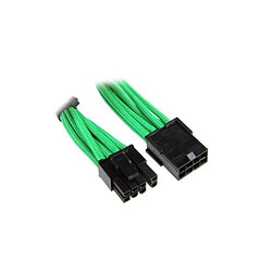 BitFenix Câble rallonge Alchemy 6+2-Pin PCI-E - 45 cm - gaines Vert/Noir Câble rallonge Alchemy 6+2-Pin PCI-E - 45 cm - gaines Vert/Noir