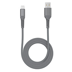 Avis WE Câble USB vers Lightning Ultra Résistant en Nylon Tressé et Kevlar, 1 Mètre, Certifié MFi, Charge et Synchronisation des Données - Gris