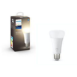Philips Ampoule connectée 15.5W A67 E27 - White Ampoule individuel E21 - Lumière blanche et chaude - 1600 Lumens
