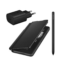 Samsung Pack (Flip Cover avec S Pen + CS 25W) - Noir