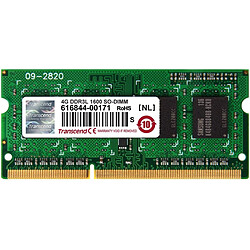 Transcend 1x4 Go - DDR3 1600 MHz CL11