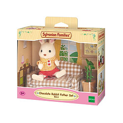Sylvanian Families Papa Lapin Chocolat et son salon - 5013
