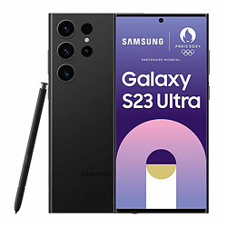 Samsung Galaxy S23 Ultra - 8/256 Go - Noir Smartphone avec Galaxy AI - 6,8 pouces Quad HD+ - Dynamic AMOLED 2X - 200 Hz - 5G - Triple capteur 50 MP - Vid?o 8K