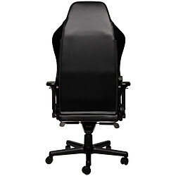 Noblechairs HERO - Vrai Cuir - Noir/Noir pas cher