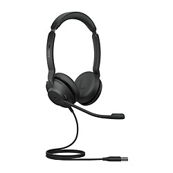 Jabra Evolve2 30, MS Stereo Jabra Evolve2 30, MS Stereo Casque Avec fil Arceau Bureau/Centre d'appels USB Type-A Noir