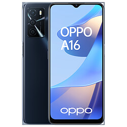 OPPO A16 - 4/64 Go - Noir crystal