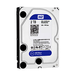 Western Digital WD BLUE 2 To - 3.5'' SATA III 6 Go/s - Cache 64 Mo - Bleu