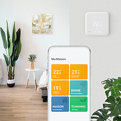 Tado Thermostat Intelligent sans fil - Kit de démarrage V3+ - Têtes Thermostatiques connectées Basic Duo Pack pas cher