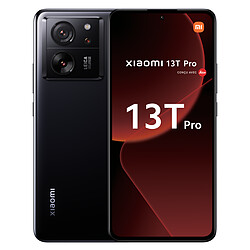 XIAOMI 13T PRO CONÇU AVEC LEICA - 5G / Wi-fi 7 -  16Go/1Tb - NOIR Smartphone 6,7" CrystalRes AMOLED  - 144 Hz - MIUI 14 - 5G - WiFi 7 - Triple capteur 112 MP - Vidéo 8K - Dolby Vision - 5000mAh - Chargement 19min