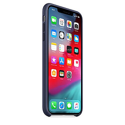 Avis Apple Coque en silicone pour iPhone XS Max - Bleu nuit