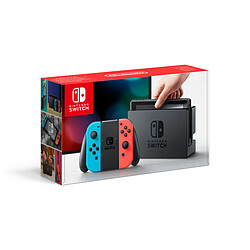 Nintendo Switch + Joy-Con Néon Console Nintendo Switch avec un Joy-Con rouge néon et un Joy-Con bleu néon