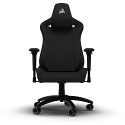 Corsair Fauteuil gaming TC200 – Tissu doux – Noir/noir