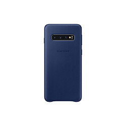 Samsung Coque Cuir Galaxy S10 - Bleu Marine