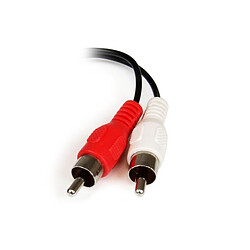 Avis StarTech.com Câble en Y Mini-Jack 3,5mm vers 2x RCA de 15 cm - Adaptateur audio Mini-Jack (F) vers 2x Cinch (M)