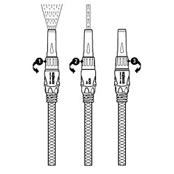 Hozelock Ensemble de base d'arrosage - Lance + raccords - 2352