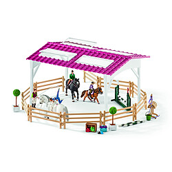 Schleich École d'équitation avec cavalière et chevaux - 42389