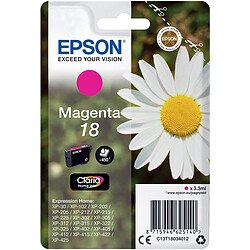 Epson C13T18034012 cartouche d'encre magenta PÂQUERETTE série 18 authentique - Claria Home M