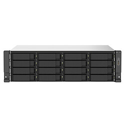 Avis QNAP TS-1673AU-RP-16G 16-Bay 16-bay Rackmount NAS AMD Ryzen V1000 series V1500B 4C/8T 2.2GHz 16Go DDR4 RAM 2x2.5GbE LAN optional 10GbE & M.2 NVMe/SATA