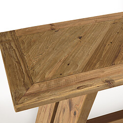 Acheter MACABANE Console 160x45cm bois Pin recyclé SANDY