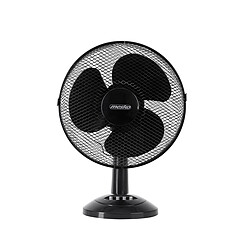 Ventilateur de table oscillante, inclinable, 30 cm, 3 vitesses, noir, 70W  Mesko MS7309