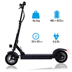 Trottinette électrique avec Alarme 10 Pouces 500W 48V 8Ah FX10 BEEPER