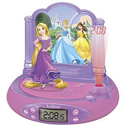 Lexibook Radio réveil projecteur Disney Princesses