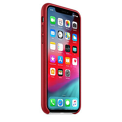 Apple iPhone XS Max Leather Case - (PRODUCT)RED