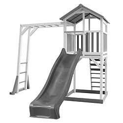 Axi Beach Tower et structure de jeu blanc/gris - avec toboggan gris