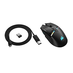 Corsair Souris Gamer - DARKSTAR WIRELESS - Noir - RGB