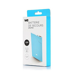 WE Batterie externe 3200mAh 1 port USB 1A - Bouton tactile - Vert WE Batterie externe 3200mAh 1 port USB 1A - Bouton tactile - Vert