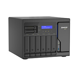 QNAP TS-h886-D1622-16G NAS TS-h886-D1622-16G Intel Xeon D-1622 16Go RAM 4x2.5GbE 3xUSB3.2 6+2 2.5p/3.5p SATA 6Gbps