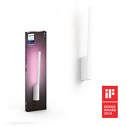 Philips Hue Applique murale d'intérieur connectée LIANE - 12W 240V - Blanc - White & Color Ambiance